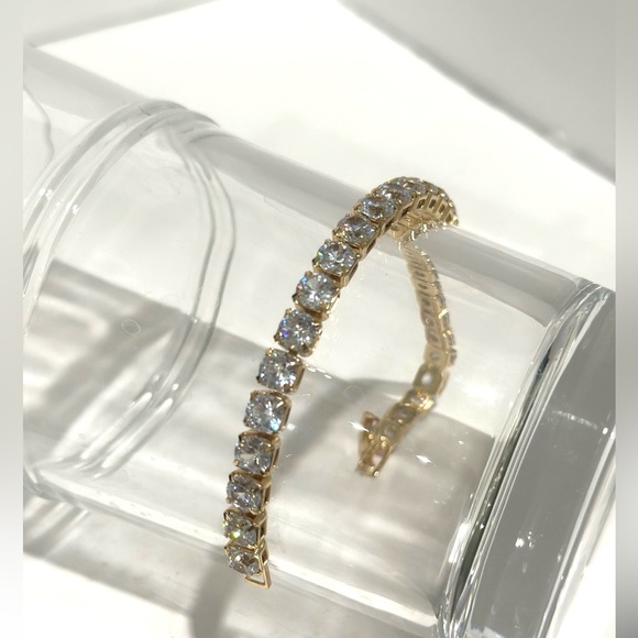 tennis bracelet gold filled - Picture 4 of 16